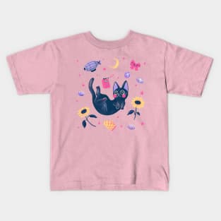 Jiji The Black Cat Fanart Kids T-Shirt